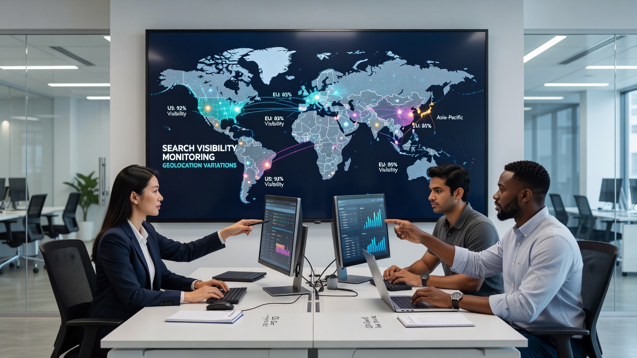 Examining Geolocation Variations in Search Visibility Monitoring Tools