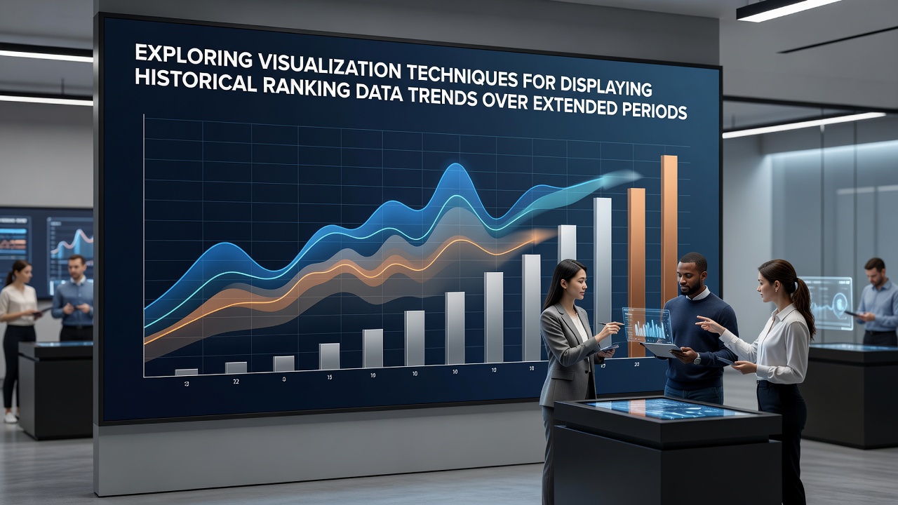 Exploring Visualization Techniques for Displaying Historical Ranking Data Trends Over Extended Periods