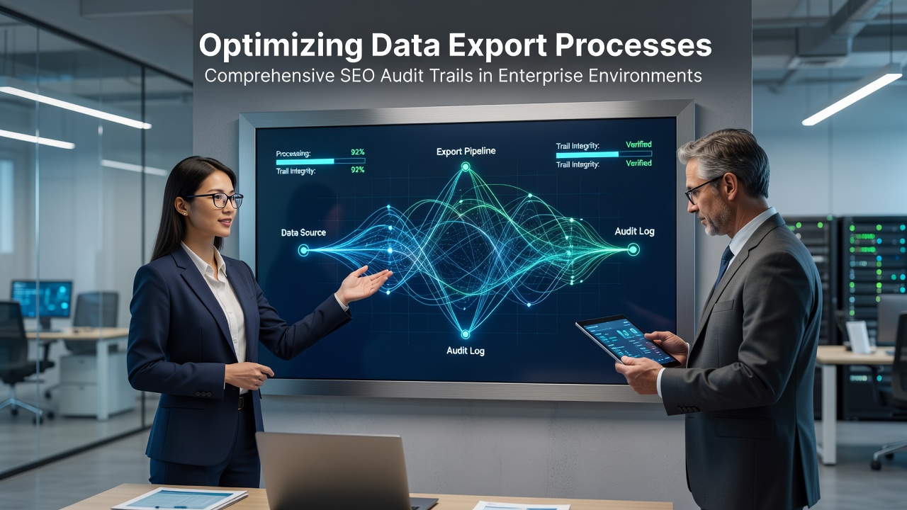 Optimizing Data Export Processes for Comprehensive SEO Audit Trails in Enterprise Environments